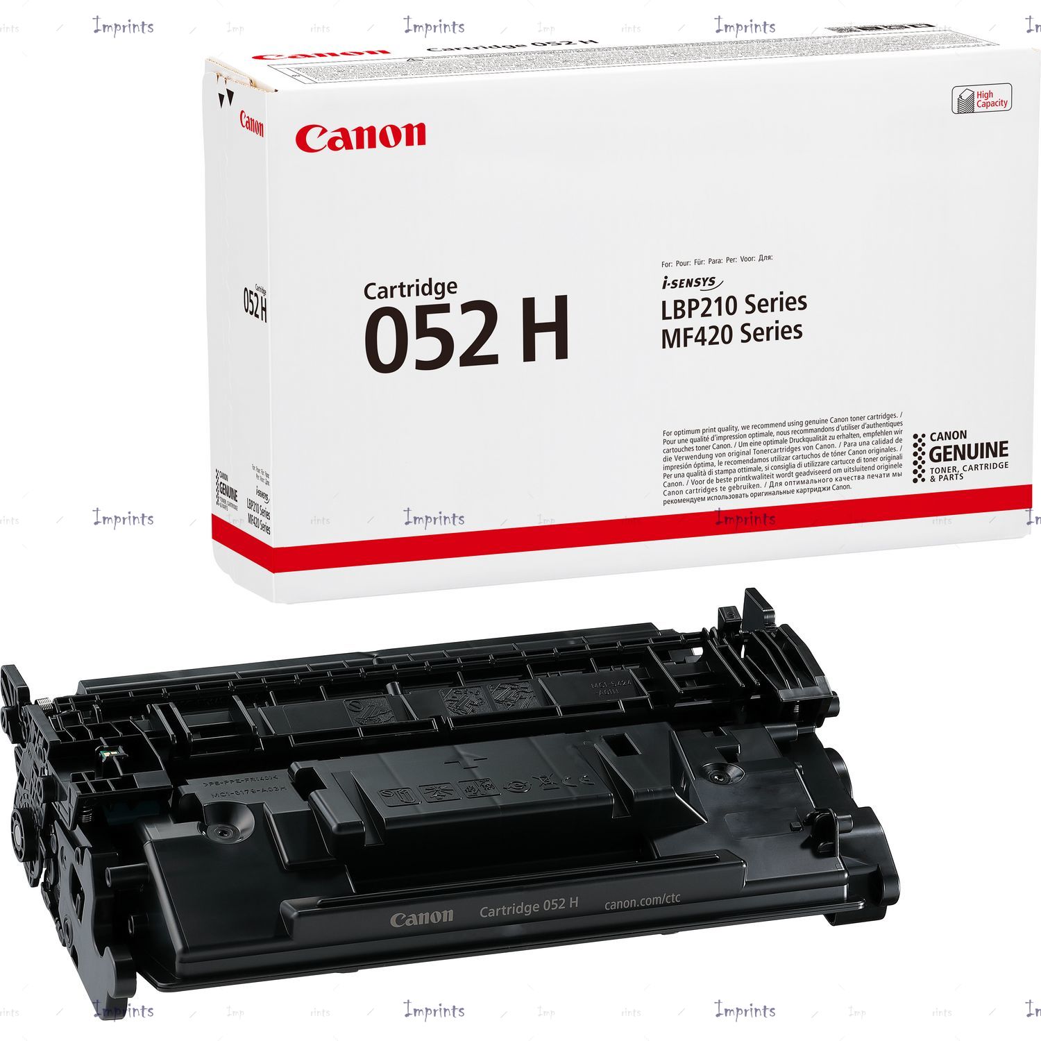 Оригинальный Картридж Canon Cartridge 052 H черный увеличенный, № 052 H оригинальный