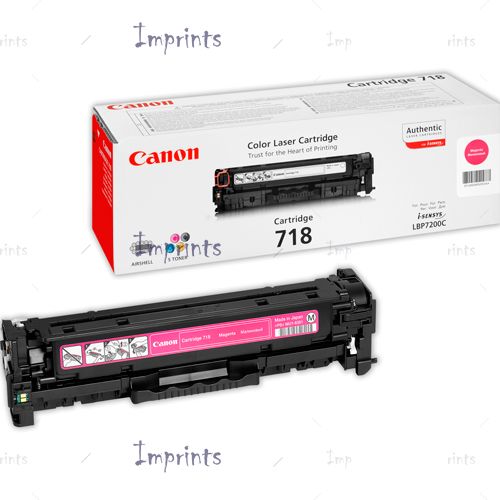 Оригинальный Картридж Canon Cartridge 718M пурпурный оригинальный