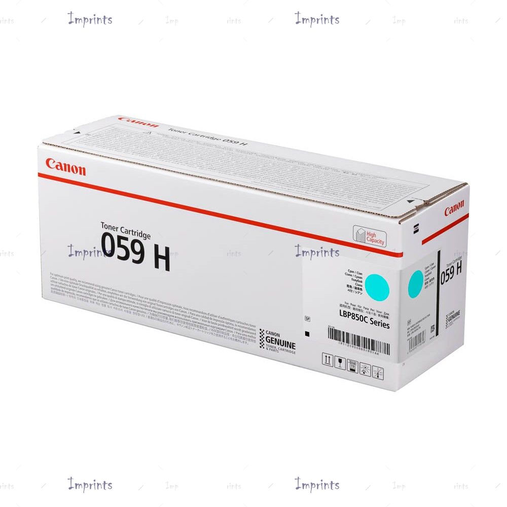 Оригинальный Картридж Canon Cartridge 059 H Cyan голубой увеличенный, № 059 H оригинальный