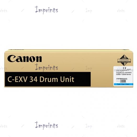 Оригинальный Фотобарабан Canon C-EXV 34 Cyan Drum голубой оригинальный