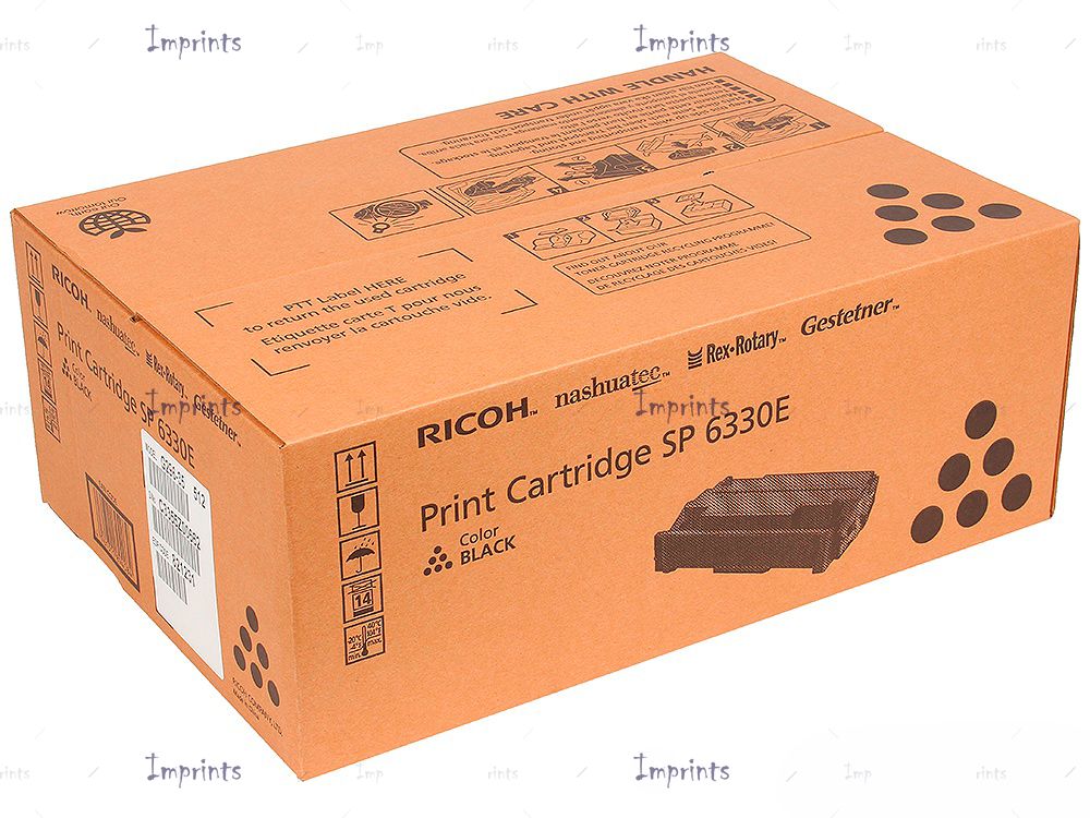 Оригинальный Ricoh Картридж Ricoh SP 6330E черный оригинальный для IMPRINTS.RU