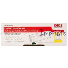 Оригинальный Картридж Oki 43865721 желтый оригинальный