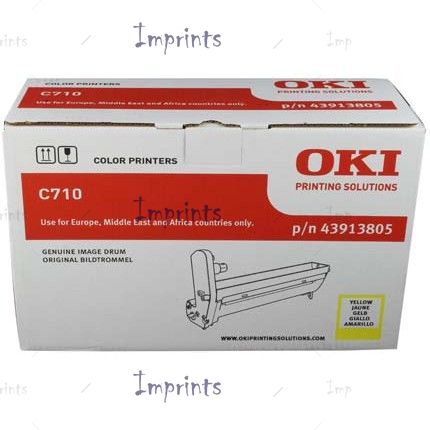Оригинальный Фотобарабан Oki 43913805 желтый оригинальный