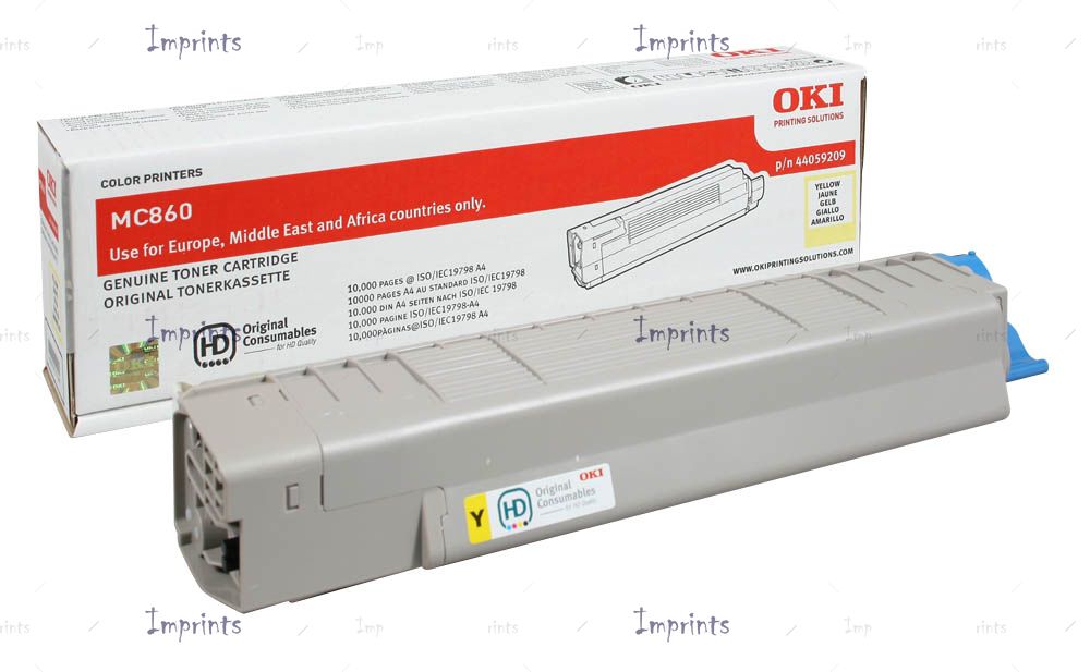 Оригинальный Картридж Oki 44059209 , желтый оригинальный