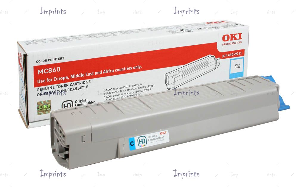 Оригинальный Картридж Oki 44059211 , голубой оригинальный