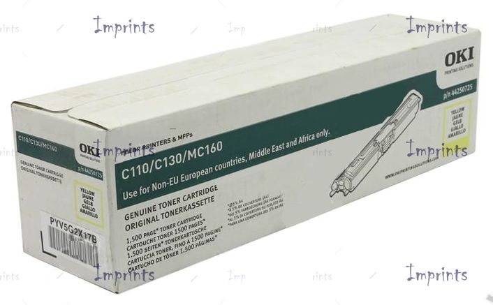 Оригинальный Картридж Oki 44250725 желтый оригинальный