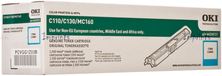 Оригинальный Картридж Oki 44250727 голубой оригинальный