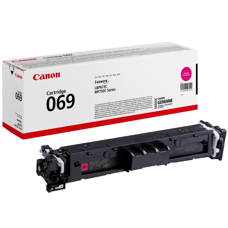 Оригинальный Картридж Canon Cartridge 069 M пурпурный оригинальный