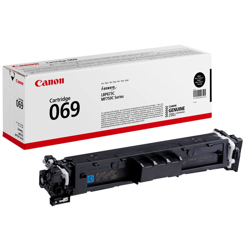 Совместимый Картридж Cartridge 069H Bk черный увеличенный, совместимый для принтеров Canon