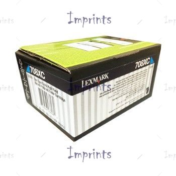 Оригинальный Картридж Lexmark 708XC голубой экстра увеличенный оригинальный