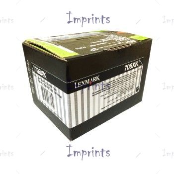 Оригинальный Картридж Lexmark 708XK черный экстра увеличенный оригинальный