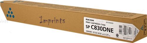 Оригинальный Ricoh Картридж Ricoh SP C830DNE Cyan голубой оригинальный для IMPRINTS.RU