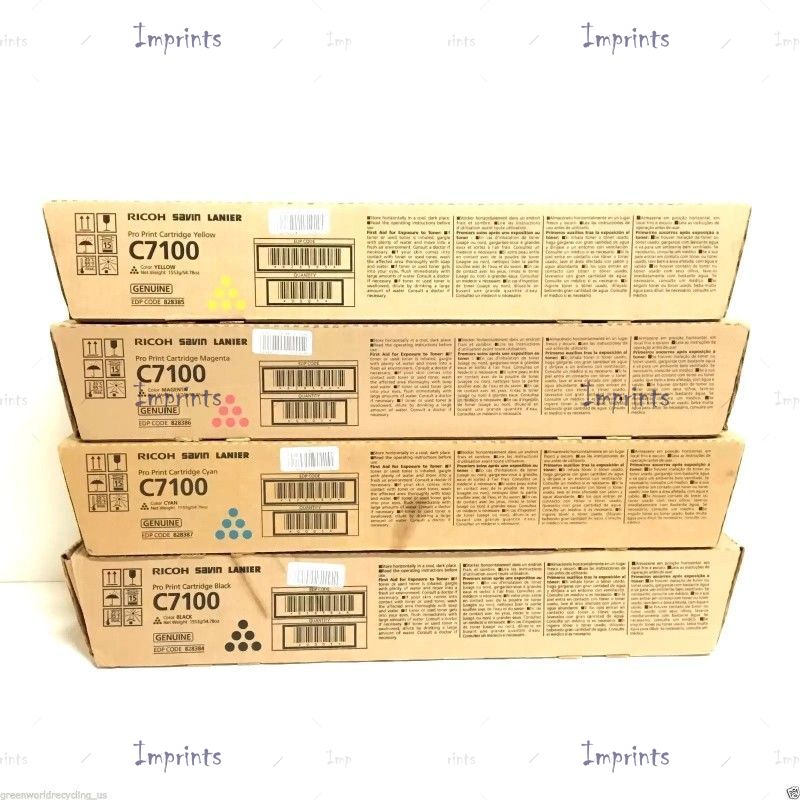 Оригинальный Ricoh Картридж Ricoh C7100 Yellow желтый оригинальный для IMPRINTS.RU