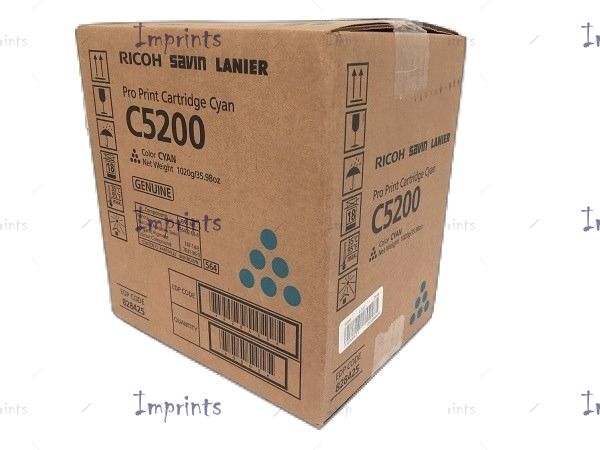 Оригинальный Ricoh Картридж Ricoh Type C5200 Cyan голубой оригинальный для IMPRINTS.RU