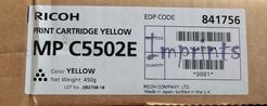 Оригинальный Ricoh Картридж Ricoh Type MP C5502E, 841756 желтый оригинальный для IMPRINTS.RU