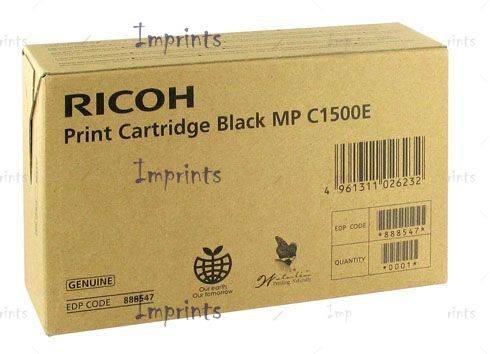 Оригинальный Ricoh Картридж Ricoh MP C1500E Black черный оригинальный для IMPRINTS.RU