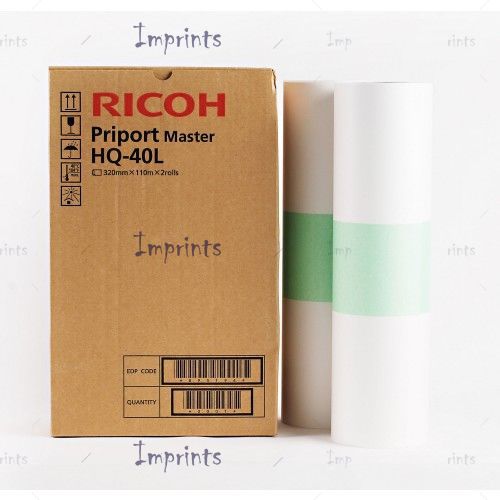 Оригинальный Ricoh Картридж Ricoh HQ-40L две мастер-пленки оригинальный для IMPRINTS.RU