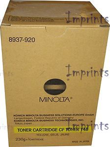 Картридж Konica Minolta Y4B желтый оригинальный