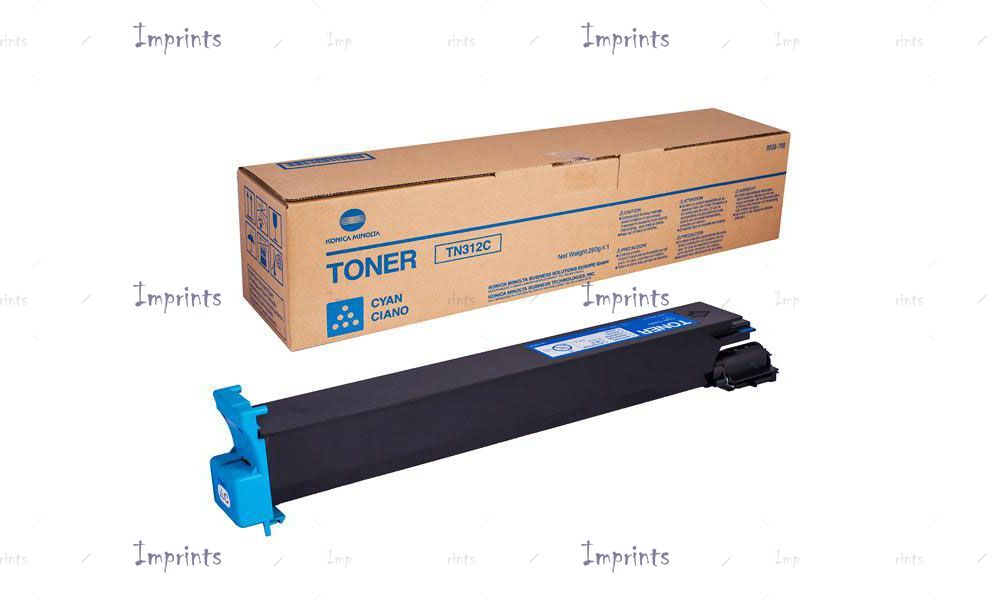 Картридж Konica Minolta TN312C голубой оригинальный