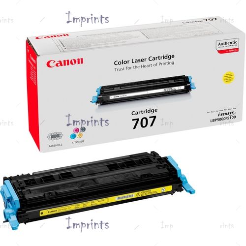 Оригинальный Картридж Canon Cartridge 707Y желтый оригинальный