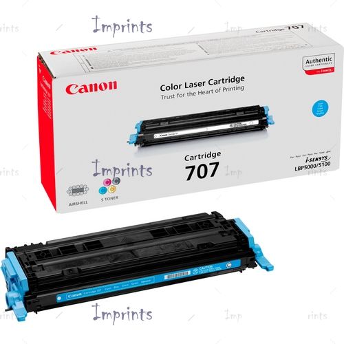 Оригинальный Картридж Canon Cartridge 707C голубой оригинальный