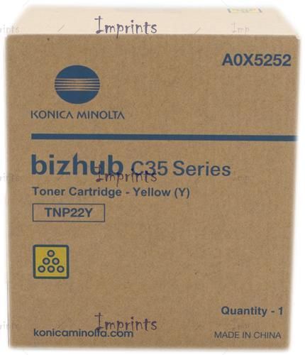Картридж Konica Minolta TNP22Y желтый оригинальный