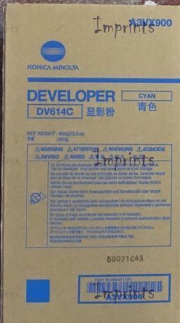 Девелопер голубой Konica Minolta DV614C  оригинальный
