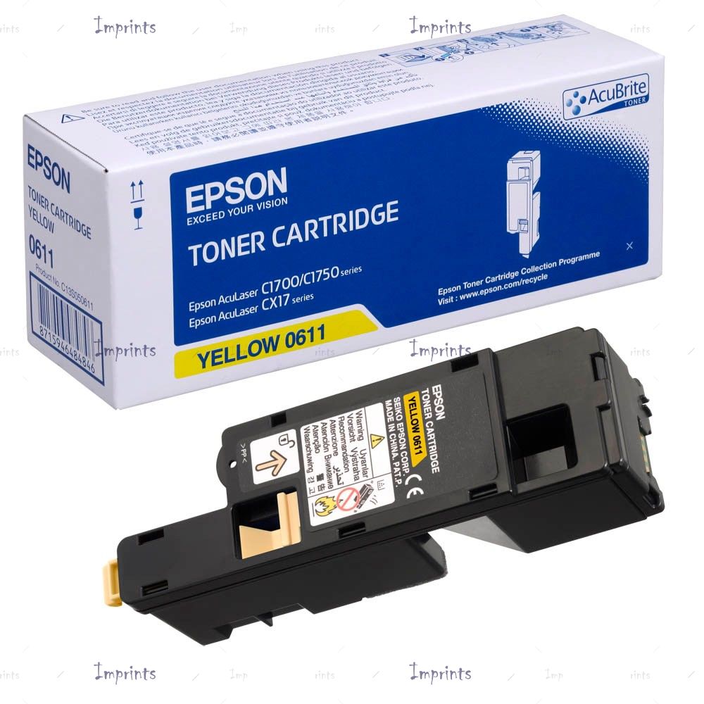 Картридж Epson C13S050611 желтый, № 0611 оригинальный