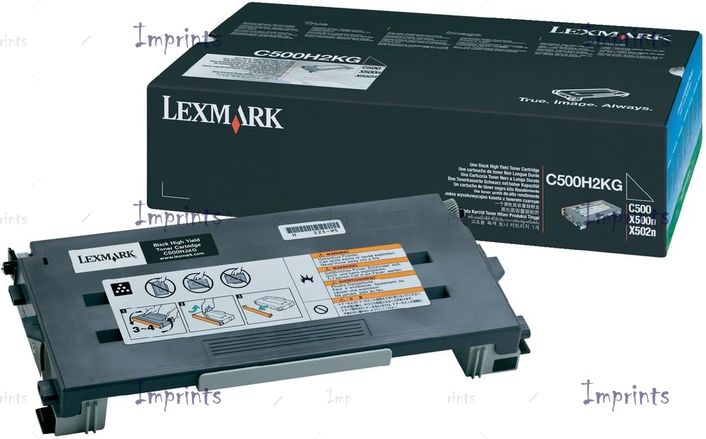 Оригинальный Картридж Lexmark C500H2KG черный увеличенный оригинальный