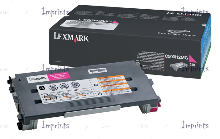 Оригинальный Картридж Lexmark C500H2MG пурпурный увеличенный оригинальный