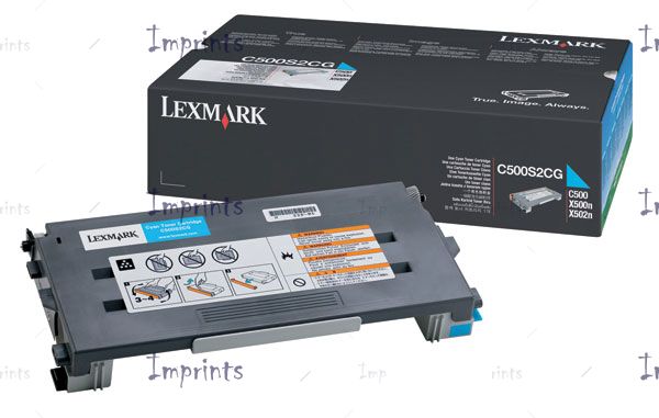 Оригинальный Картридж Lexmark C500S2CG голубой оригинальный