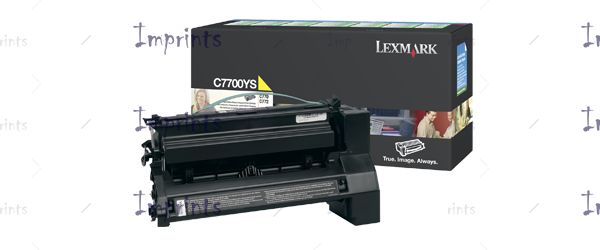 Оригинальный Картридж Lexmark C7700YS желтый оригинальный