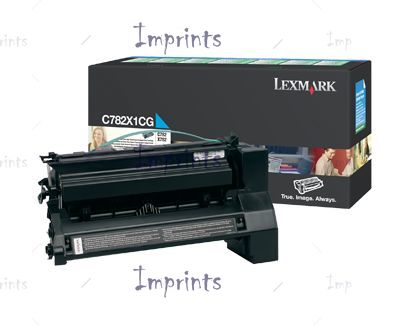 Оригинальный Картридж Lexmark C782X1CG голубой оригинальный