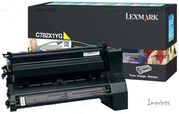 Оригинальный Картридж Lexmark C782X1YG желтый оригинальный