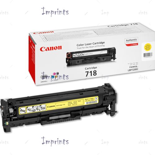 Картридж Canon Cartridge 718Y желтый оригинальный