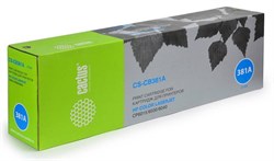 Лазерный картридж Cactus CS-CB381AV (HP 824A) голубой для HP Color LaserJet CM6030, CM6030f MFP, CM6030 MFP, CM6040, CM6040f MFP, CM6040 MFP, CP6015, CP6015de, CP6015dn, CP6015n, CP6015x, CP6015xh (21'000 стр.)