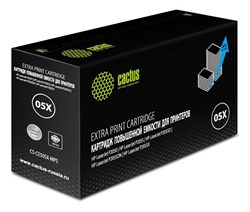 Лазерный картридж Cactus CS-CE505X-MPS (HP 05X) черный для HP LaserJet P2050, P2055, P2055D, P2055DN, P2055X (13'000 стр.)