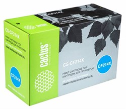 Лазерный картридж Cactus CS-CF214XV (HP 14X) черный увеличенной емкости для HP LaserJet M712 Pro 700, M712dn Pro 700, M712n Pro 700, M712xh Pro 700, M725, M725dn, M725f, M725z, M725z+ (17'500 стр.)