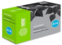 Лазерный картридж Cactus CS-CF281A (HP 81A) черный для HP LaserJet M604dn, M604n, M605dn, M605n, M605x, M606dn, M606x, M630 series, M630dn, M630f, M630h, M630z (10'500 стр.)