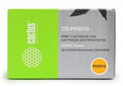 Лазерный картридж Cactus CS-PH3010 (106R02181) черный для Xerox Phaser 3010, 3010v, 3040, 3040v; WorkCentre 3045, 3045b, 3045v, 3040ni (1'000 стр.)