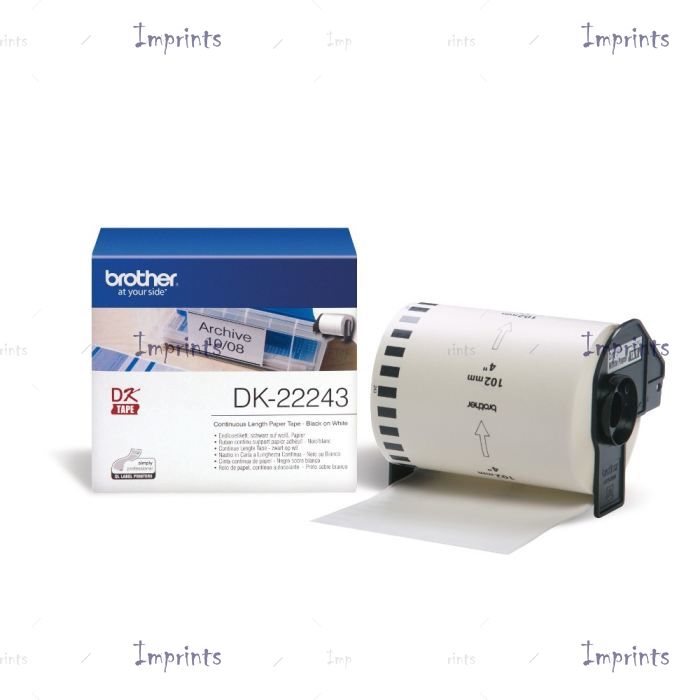 Картридж Brother DK-22243 бумажная лента 102 мм.* 30,48 м. оригинальный