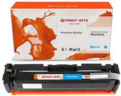 Картридж Print-Rite PR-CF531A голубой
