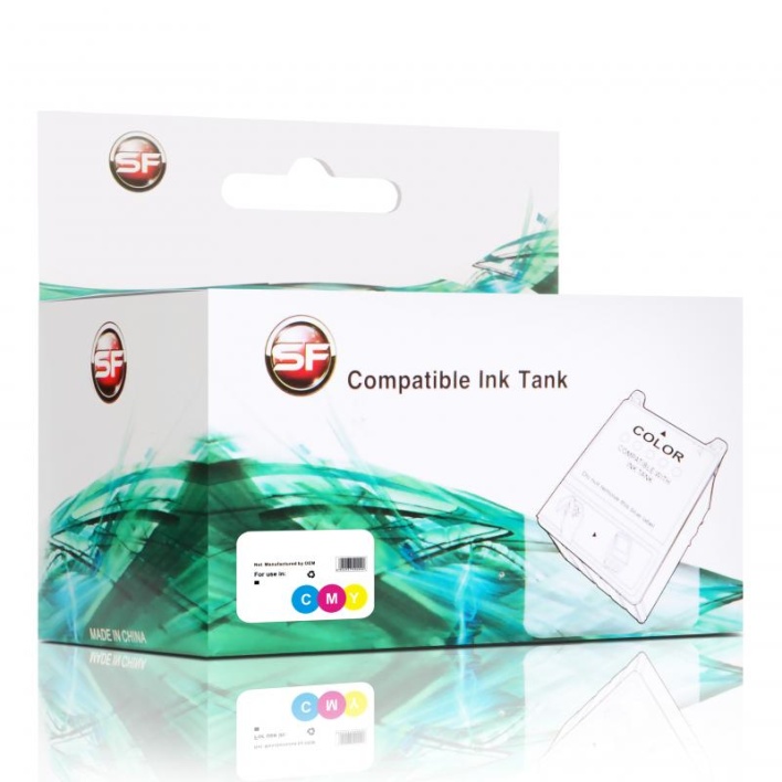 Струйный картридж SuperFine C9361H (136) цветной для HP, совместимый (просроченный, техническая упаковка)