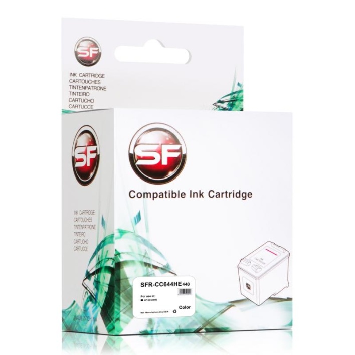 Струйный картридж SuperFine CC644HE (121XL) цветной для HP, совместимый