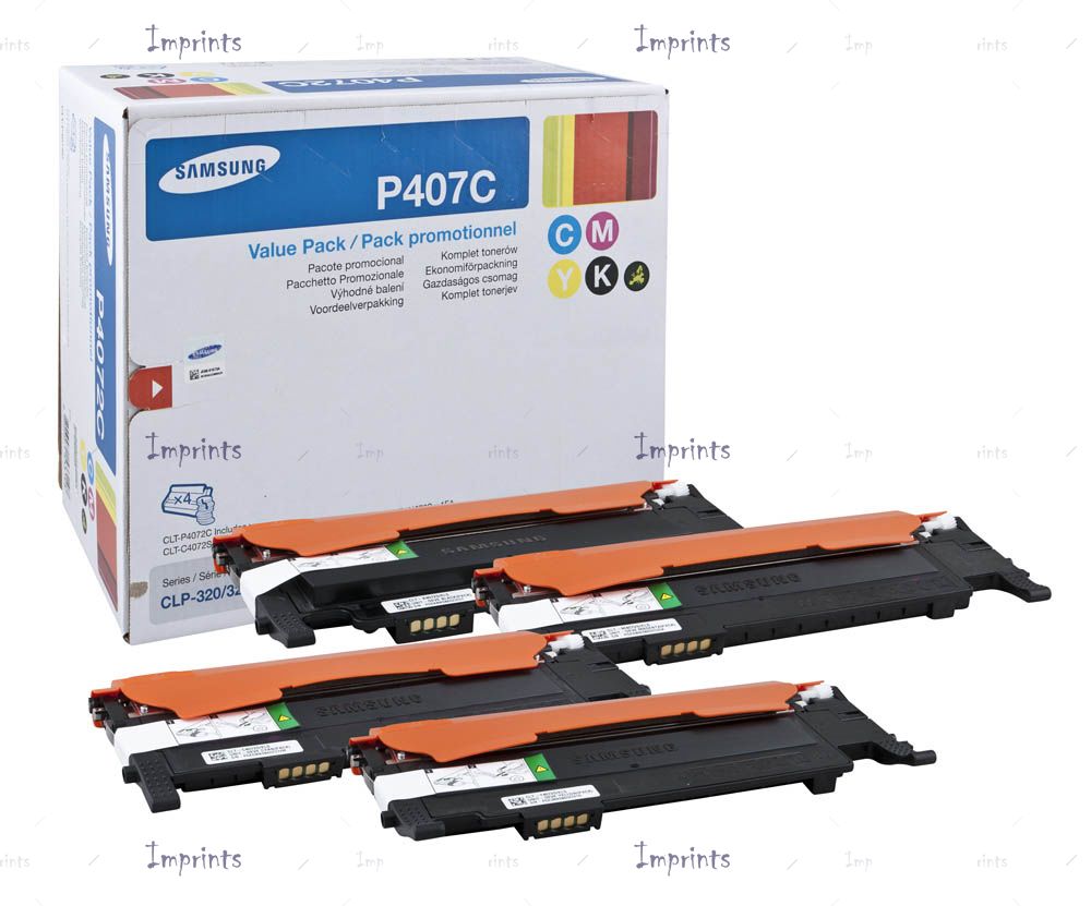 Оригинальный Samsung Комплект картриджей Samsung CLT-P407C  оригинальный