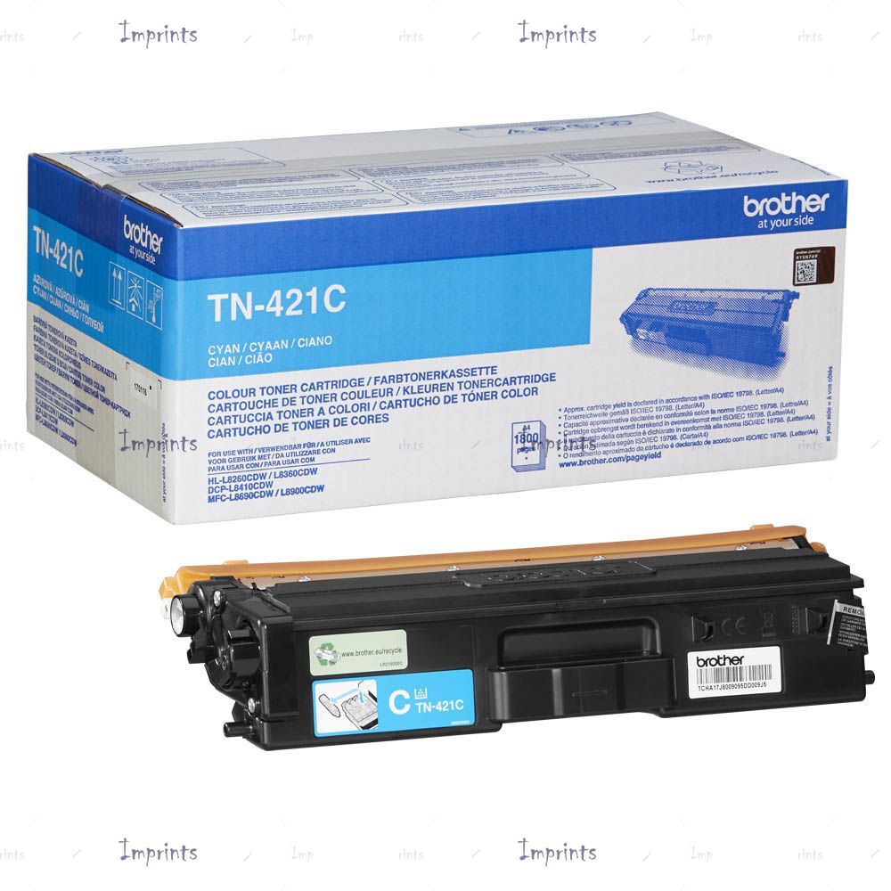 Картридж Brother TN-421C голубой оригинальный