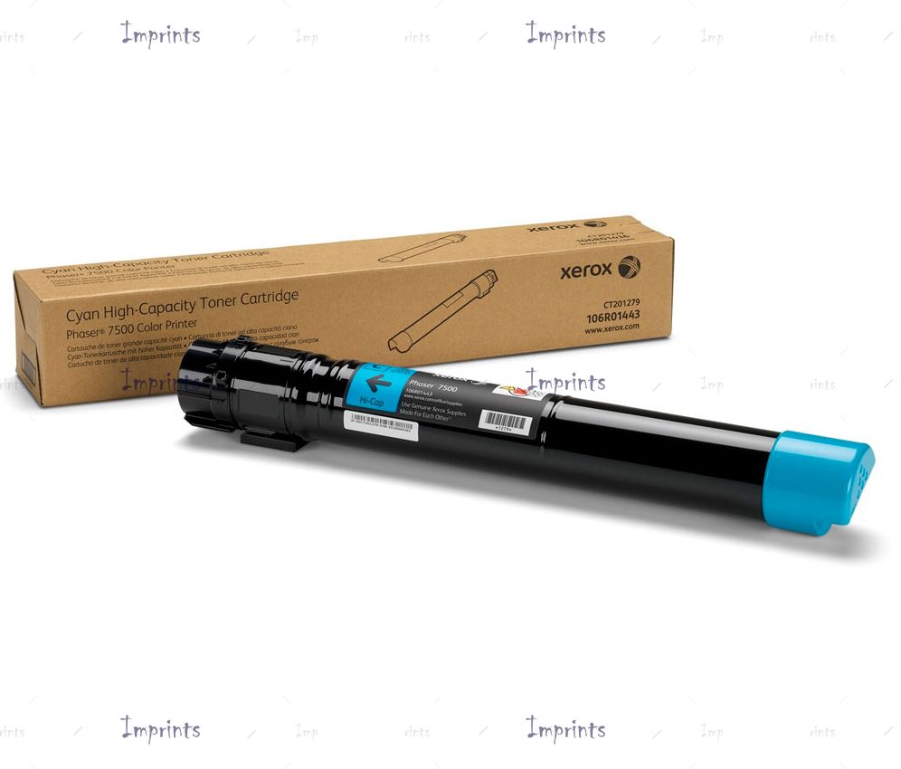Тонер-картридж OEM 106R01443 для Xerox 106R01443 Phaser 7500 (Голубой, 17800 стр., совместимый)