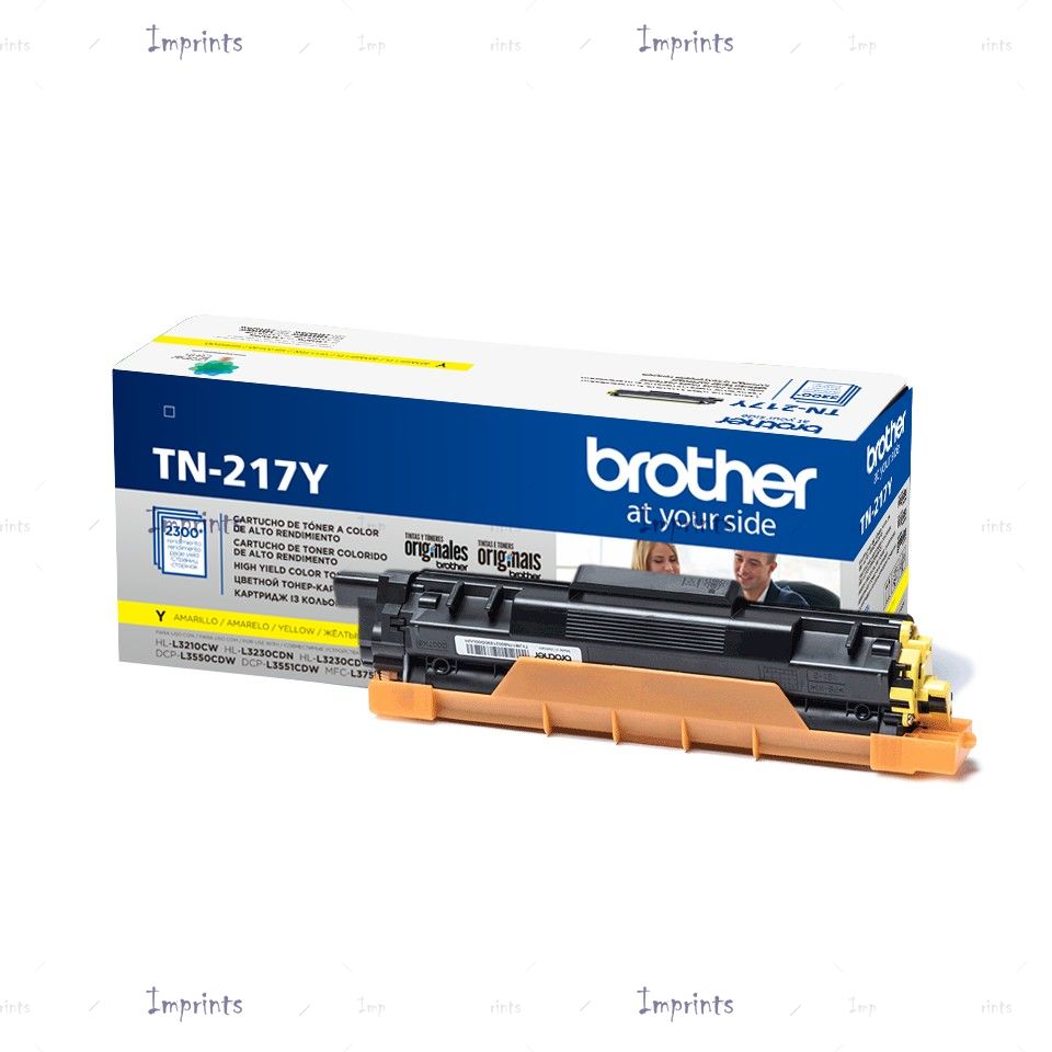 Тонер-картридж SuperFine TN-217Y для Brother DCP-L3550, HL-L3230, MFC-L3770 (Жёлтый, 2300 стр.)
