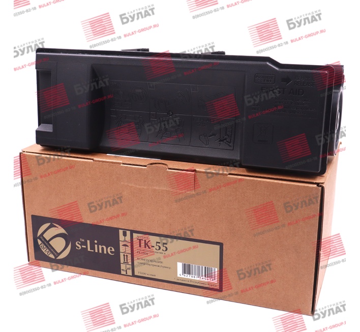 Тонер-картридж БУЛАТ s-Line TK-55 для Kyocera FS-1920 (Чёрный, 15000 стр.), под заказ