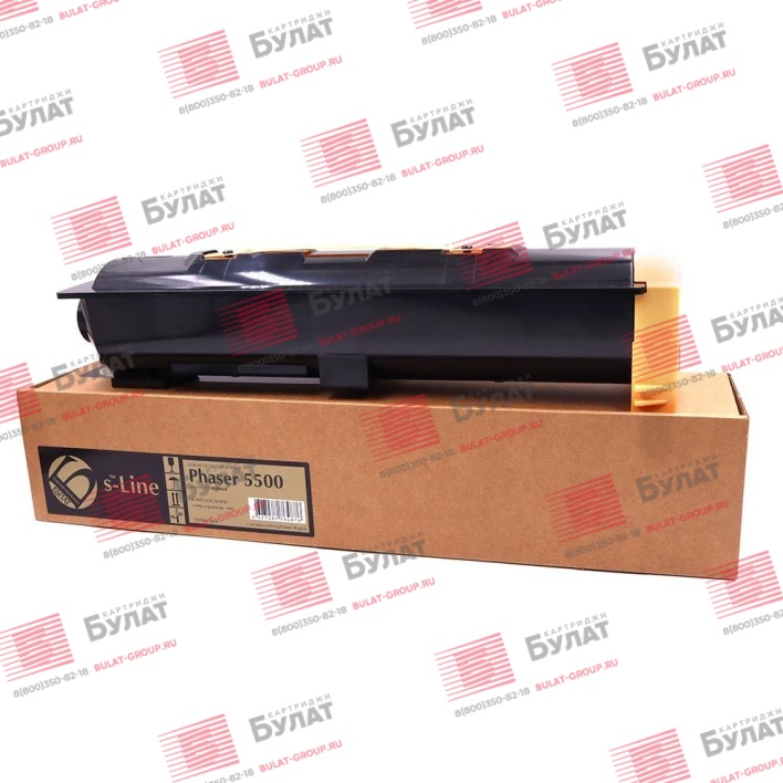Тонер-картридж БУЛАТ s-Line 113R00668 для Xerox Phaser 5500 (Чёрный, 30000 стр.)